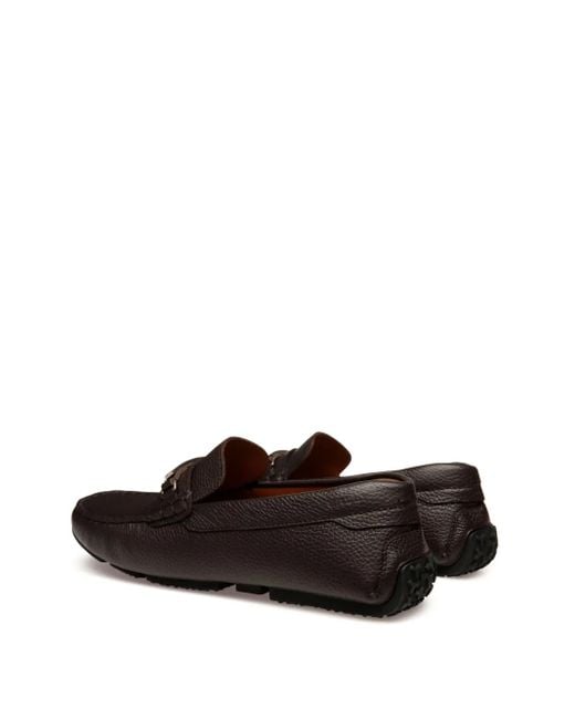 Bally Brown Pilot Loafers for men