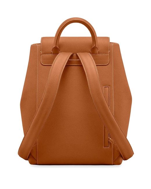 Maison De Sabre Brown Large Leather Backpack