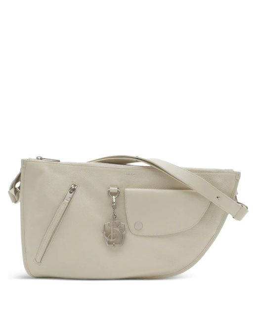 Burberry Gray Shield Twin Shoulder Bag