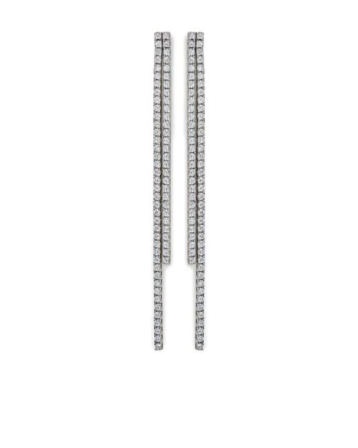 Jewels Aficionado White 18Kt Diamond Drop Earrings