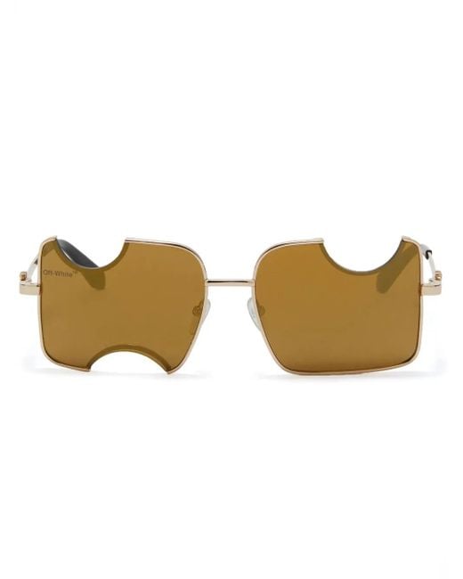 Off-White c/o Virgil Abloh Natural Salvador Tinted Sunglasses
