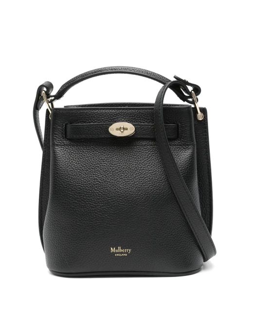 Mulberry Black Mini Islington Bucket Bag