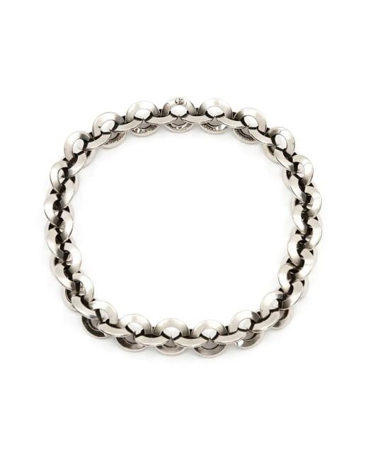 Collier Ras-De-Cou À Détails D'Œillets Alexander McQueen en coloris Metallic