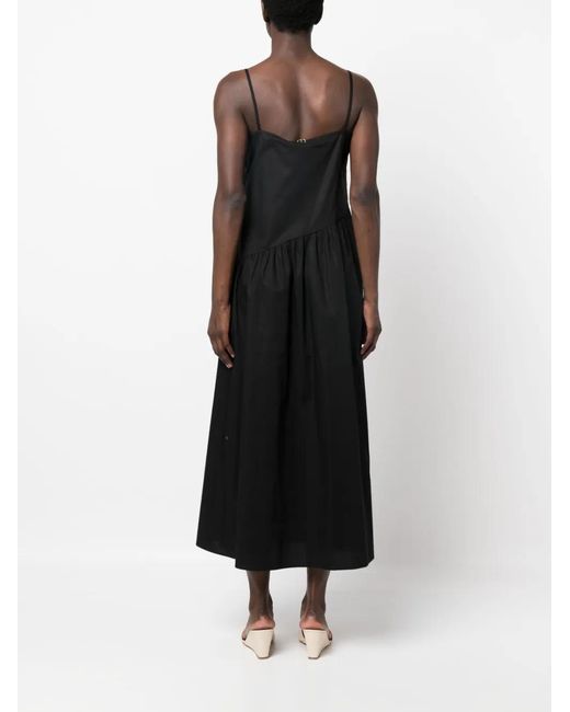 Twinset Black Sleeveless Long Dress