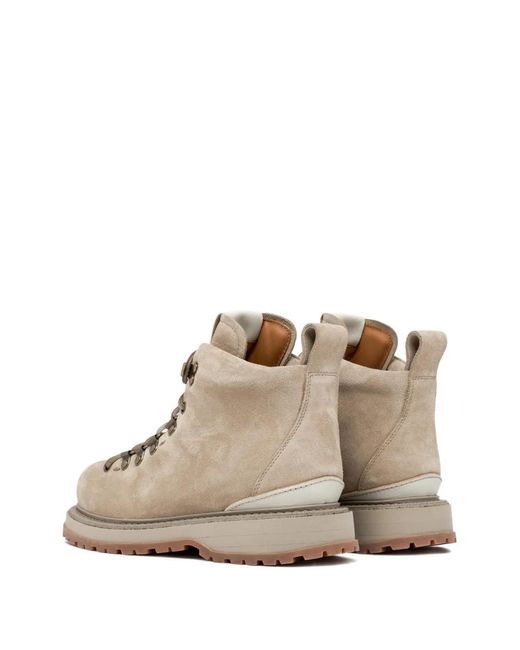 Buttero Natural Laced Ankle Boots