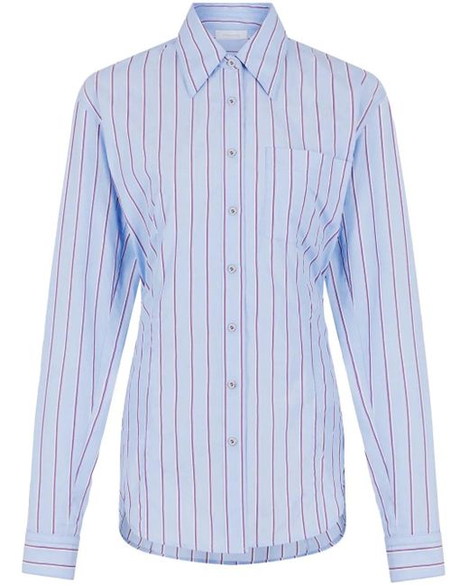 Rabanne Gestreept Blouse in het Blue