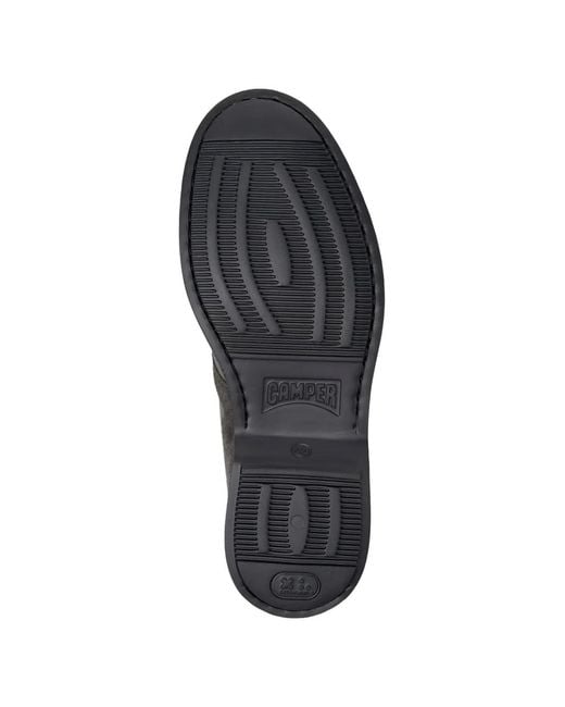 Camper Black Norman Suede Boots for men