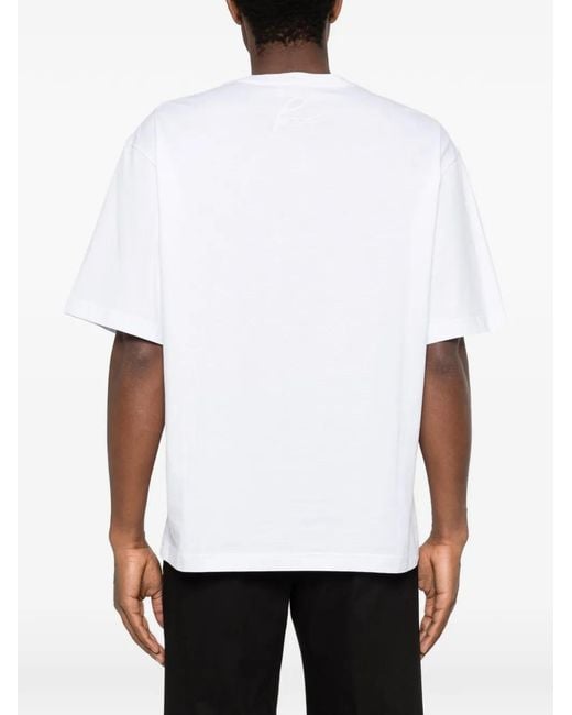 Pence White T-Shirt Lucio À Encolure Ronde for men