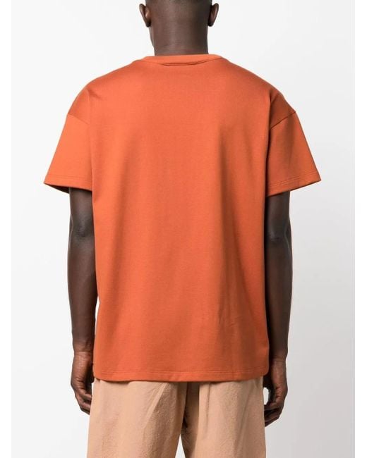 Styland Orange X Notrainproof Crew-Neck Organic Cotton T-Shirt for men