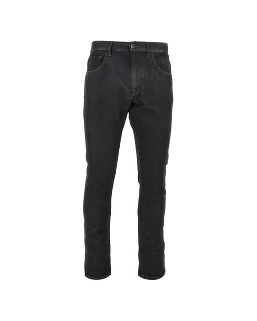 PT Torino Black Straight-Leg Jeans for men
