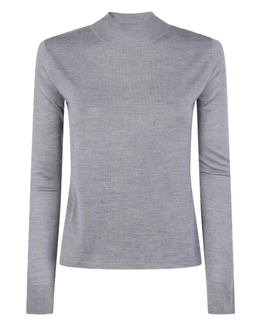 Max Mara ハイネック セーター Gray