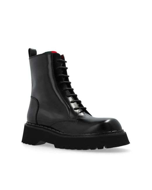 Gucci Black Leather Shoes