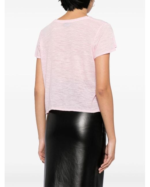 T-shirt à encolure arrondie Tom Ford en coloris Pink