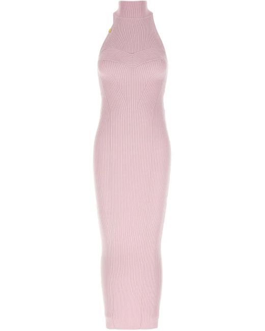 Elisabetta Franchi ニットドレス Pink