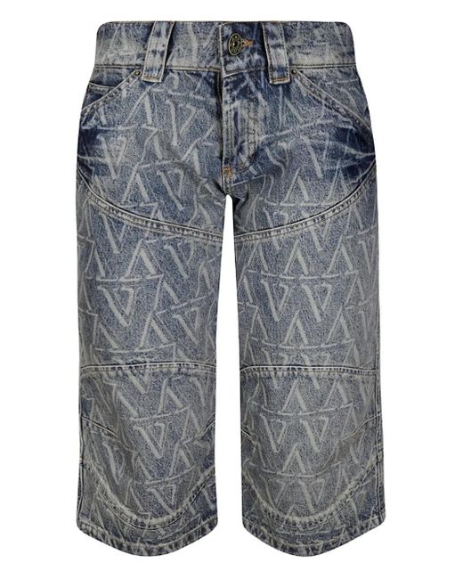 VAQUERA Blue Printed Shorts