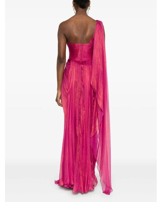 Vestido largo Yaira IRIS SERBAN de color Pink