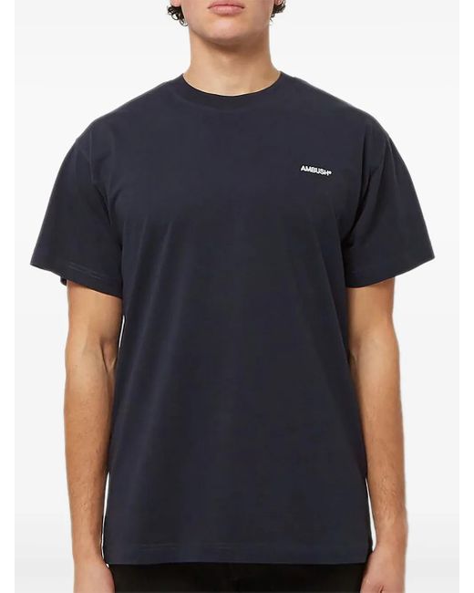 Ambush Black Cotton T-Shirts (Pack Of Three)