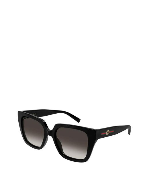 Gucci Black Geometic Sunglasses