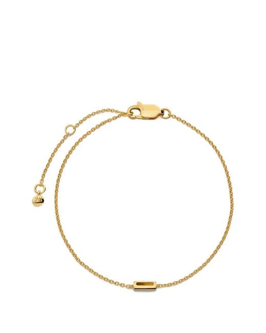 Monica Vinader Metallic Initial I Chain Bracelet