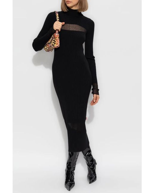 DIESEL Black M-Slint Midi Dress