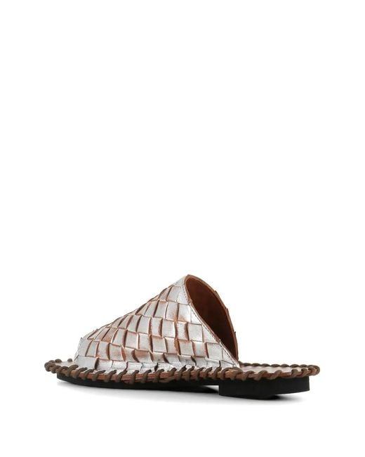 Alexander Hotto Brown Open-Toe Sandals