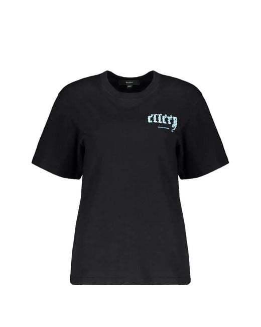 Ellery Black Logo-Print T-Shirt