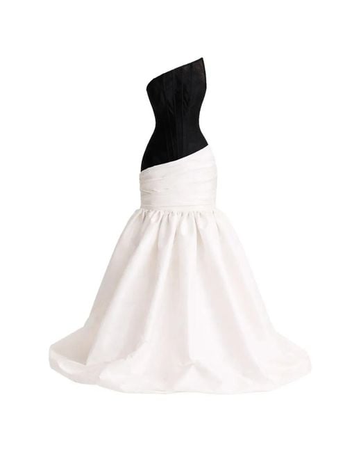MOOS STUDIO White Eclipse Abendkleid