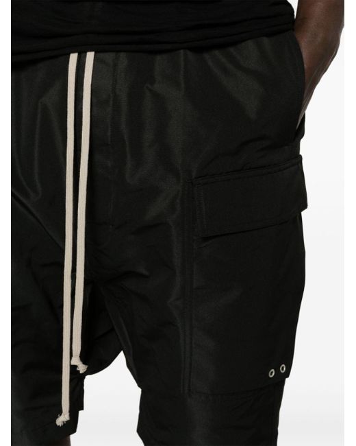 Pantalones cortos tipo cargo Rick Owens de hombre de color Black