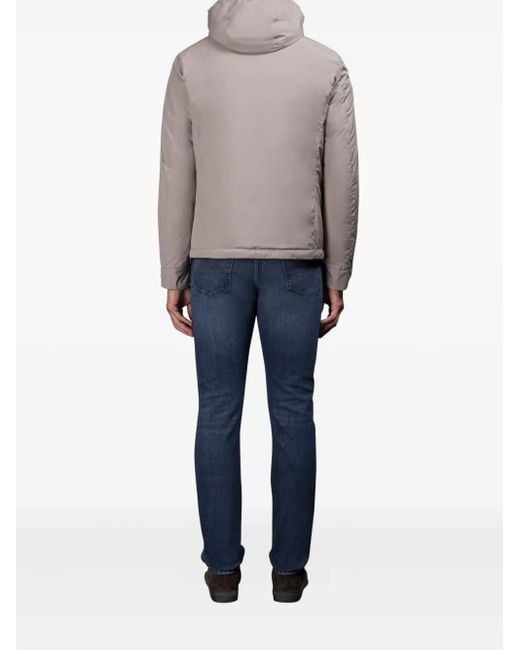Moorer Gray Albini-Stp Jacket for men