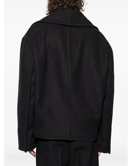 Lanvin Klassische Cabanjacke in Black für Herren