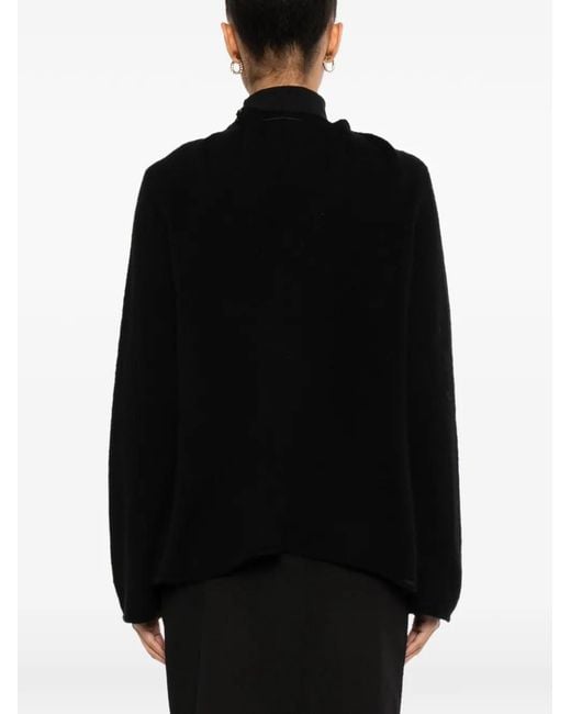 YEAREAST Black Drawstring Jumper