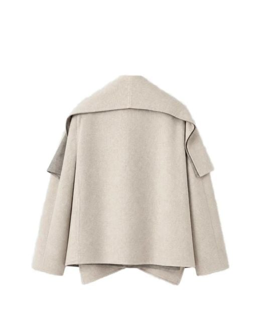 RETORI Natural Shawl-Collar Open-Front Jacket