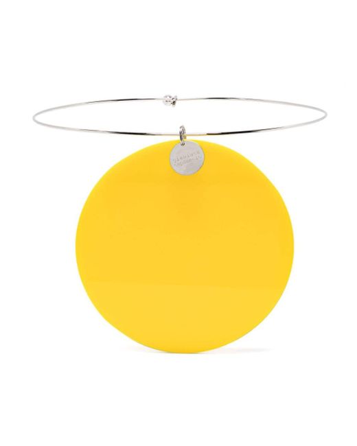 Gianluca Capannolo Yellow Small Iris Statement Necklace