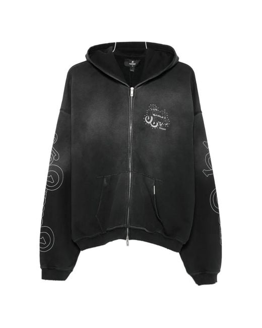 Represent Black Beach Boys Graphic-Print Hoodie for men