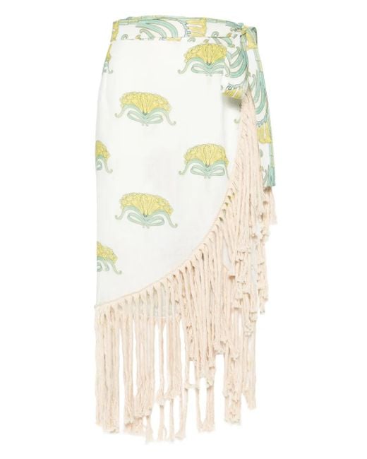 Maison La Plage White Marie Louis Skirt