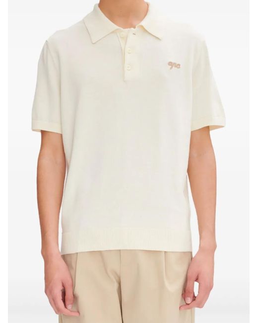 Polo Gregorio A.P.C. de hombre de color White