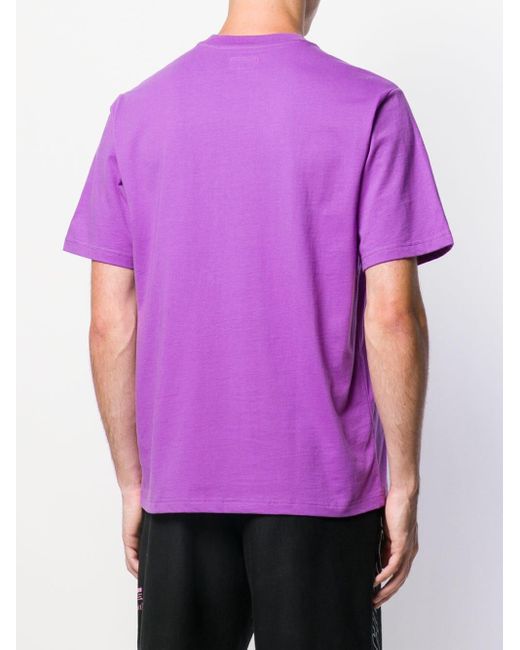 Supreme Cotton Logo T-shirt in Purple for Men - Lyst
