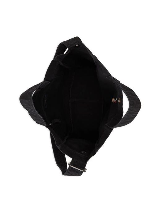 Polo Ralph Lauren Black Pony-Detail Canvas Tote Bag for men
