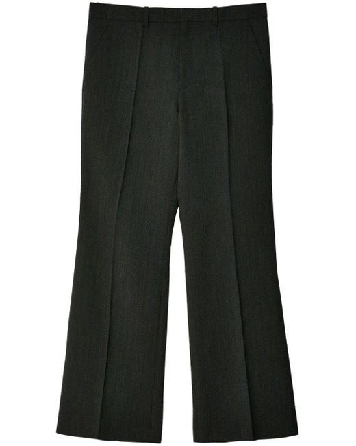 The Row Black Finch Wool Trousers for men