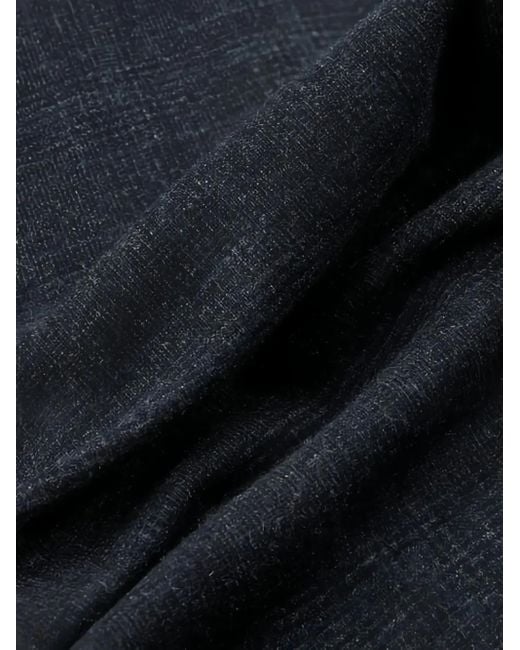 Incotex Blue Checked Trousers for men