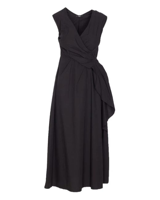 ELEH Vネック ドレス Black