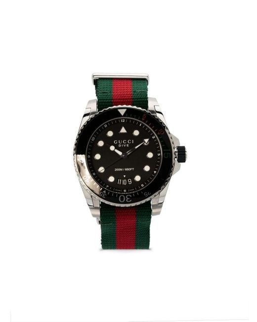 Gucci Black Dive 45Mm for men