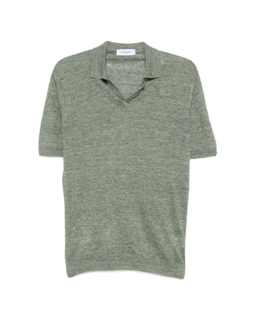 Gran Sasso Green T-Shirt À Col Polo Et Manches Courtes Tennis for men