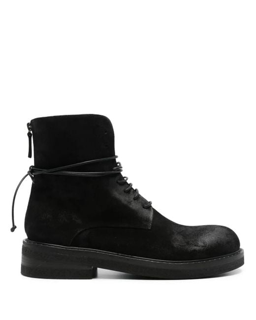 Marsèll Black Parrucca Combat Boots for men