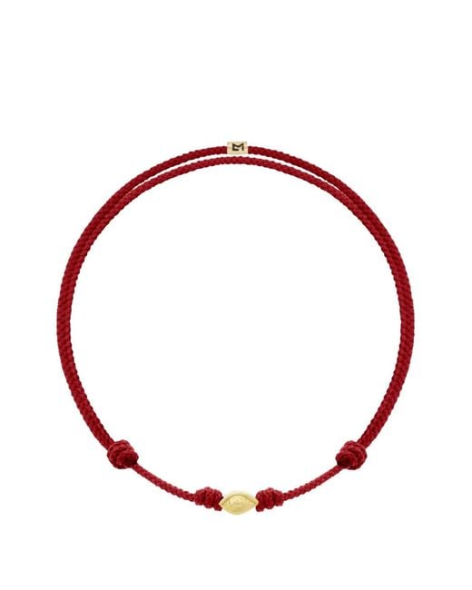 Luis Morais Red Evil Eye Cord Bracelet for men