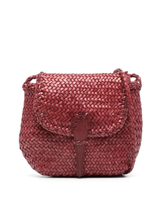 Borsa A Tracolla City Mini di Dragon Diffusion in Red