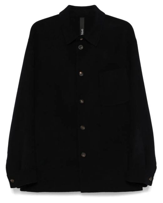 Sobretodo Bari D Hevò de hombre de color Black