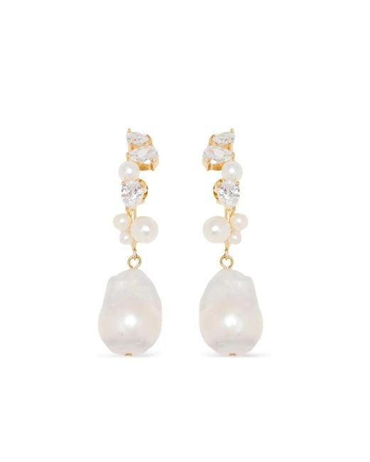 Completedworks White Eze-Eye Ohrringe