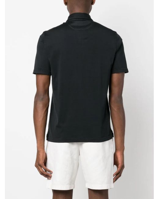 Polo Liso Fedeli de hombre de color Black