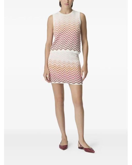 Missoni Pink Zig-Zag Top
